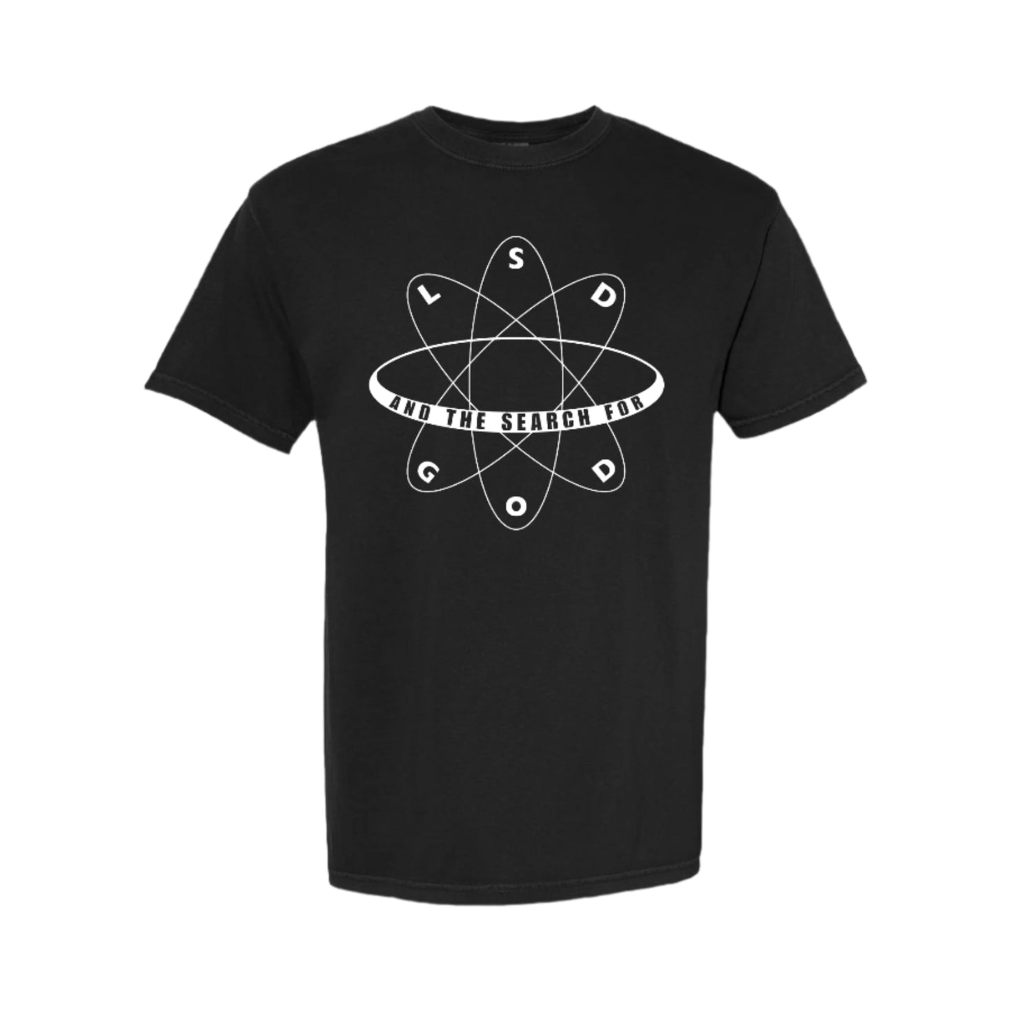 LSD and the Search for God Black Atom Logo Tee